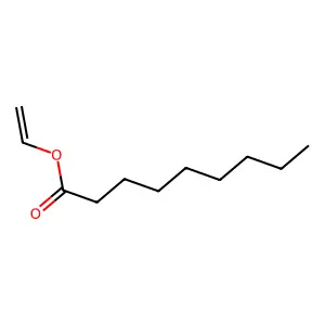 Vinyl pelargonate structure