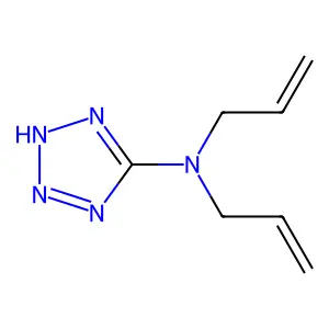 1H-Tetrazole, 5-(diallylamino)- structure