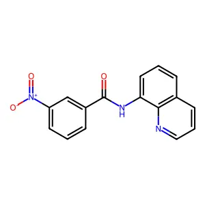 3-nitro-N-(quinolin-8-yl)benzamide structure