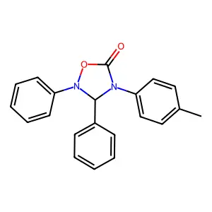4-(4-Methylphenyl)-2,3-diphenyl-1,2,4-oxadiazolidin-5-one structure