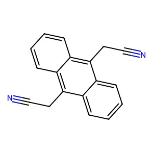 (10-Cyanomethyl-anthracen-9-YL)-acetonitrile structure