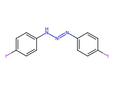 1-Triazene, 1,3-bis(4-iodophenyl)- structure
