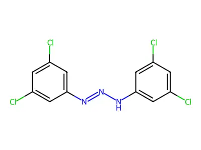 (1E)-1,3-Bis(2,5-dichlorophenyl)triaz-1-ene structure