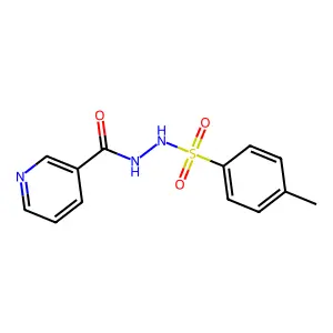 Nicotinic p-tolylsulfonylhydrazide structure