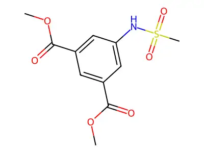 Dimethyl 5-(methylsulfonamido)isophthalate structure