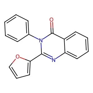 2-Furan-2-yl-3-phenyl-3H-quinazolin-4-one structure