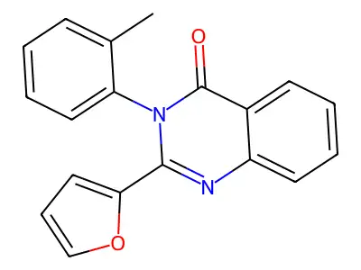 2-Furan-2-yl-3-o-tolyl-3H-quinazolin-4-one structure