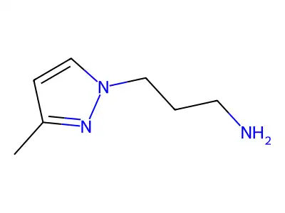 3-(3-methyl-1H-pyrazol-1-yl)propan-1-amine structure