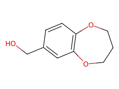 3,4-dihydro-2H-1,5-benzodioxepin-7-ylmethanol structure