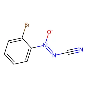 1-Bromo-2-[(Z)-cyano-NNO-azoxy]benzene structure