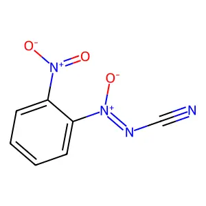 1-[(Z)-Cyano-NNO-azoxy]-2-nitrobenzene structure