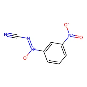 1-[(Z)-Cyano-NNO-azoxy]-3-nitrobenzene structure