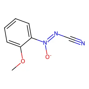 1-[(Z)-Cyano-NNO-azoxy]-2-methoxybenzene structure