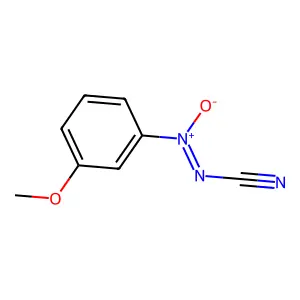 Cyanoimino-(3-methoxyphenyl)-oxidoazanium structure
