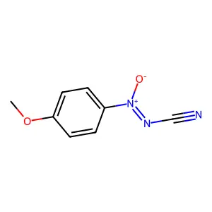 1-[(Z)-Cyano-NNO-azoxy]-4-methoxybenzene structure