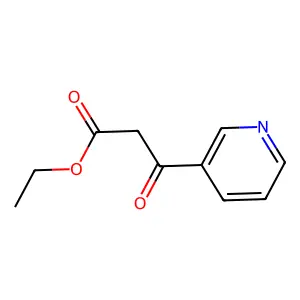 Ethyl 3-oxo-3-(pyridin-3-yl)propanoate structure