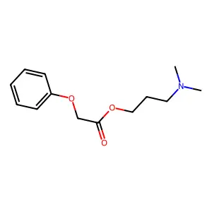 3-(Dimethylamino)propyl phenoxyacetate structure