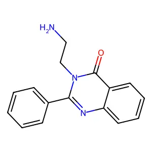 3-(2-Aminoethyl)-2-phenyl-4(3H)-quinazolinone structure