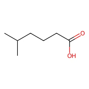 5-Methylhexanoic acid structure