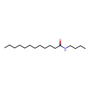 Dodecanamide, N-butyl- structure