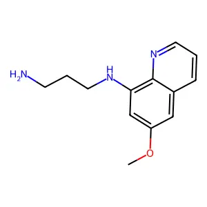 (3-Aminopropyl)(6-methoxy(8-quinolyl))amine structure