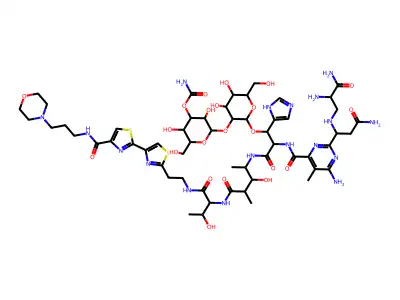Morpholinopropylamino bleomycin structure