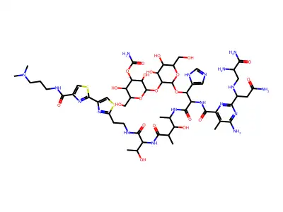 Dimethylaminopropylamino bleomycin structure