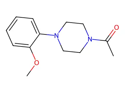 1-(4-(2-Methoxyphenyl)piperazin-1-yl)ethan-1-one structure