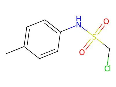 Methanesulfonamide, 1-chloro-N-(4-methylphenyl)- structure