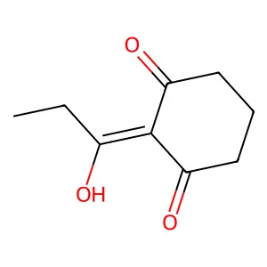 3-Hydroxy-2-propionylcyclohex-2-enone structure