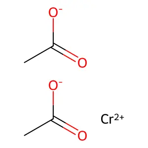 乙酸亚铬 structure