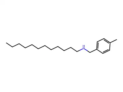 N-[(4-methylphenyl)methyl]dodecan-1-amine structure