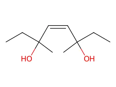 3,6-Dimethyloct-4-ene-3,6-diol structure