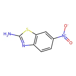2-Amino-6-nitrobenzothiazole structure