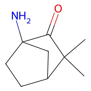 Bicyclo[2.2.1]heptan-2-one, 1-amino-3,3-dimethyl- structure