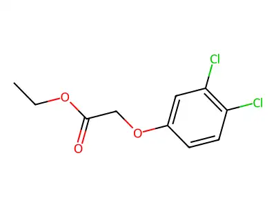 Ethyl 2-(3,4-dichlorophenoxy)acetate structure