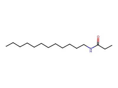 N-dodecylpropanamide structure