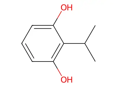 2-Isopropylresorcinol structure