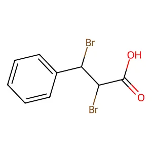 2,3-Dibromo-3-phenylpropionic acid structure
