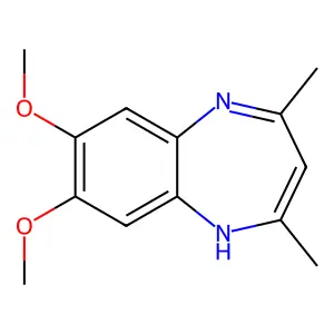 7,8-Dimethoxy-2,4-dimethyl-1H-1,5-benzodiazepine structure