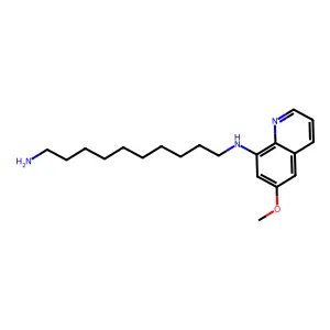 N~1~-(6-Methoxyquinolin-8-yl)decane-1,10-diamine structure