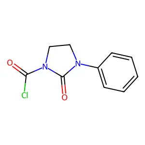2-Oxo-3-phenylimidazolidine-1-carbonyl chloride structure