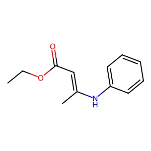 3-苯氨基-2-丁烯酸乙酯 structure