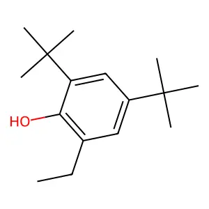 2,4-Di-tert-butyl-6-ethylphenol structure