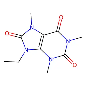 9-乙基-1,3,7-三甲基尿酸 structure
