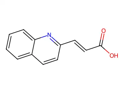 3-(2-Quinolyl)prop-2-enoic acid structure