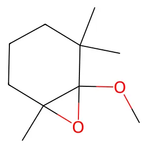 7-Oxabicyclo[4.1.0]heptane, 1-methoxy-2,2,6-trimethyl- structure