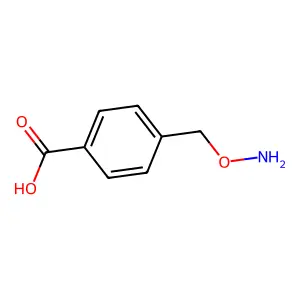 4-[(Aminooxy)methyl]benzoic acid structure
