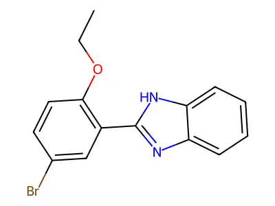 1H-Benzimidazole, 2-(5-bromo-2-ethoxyphenyl)- structure