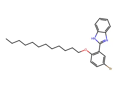 1H-Benzimidazole, 2-[5-bromo-2-(dodecyloxy)phenyl]- structure
